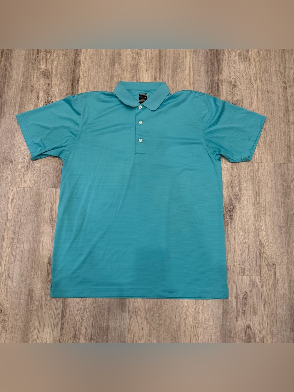 Page & Tuttle Cool Swing Performance Golf Polo Shirt Size Large Blue